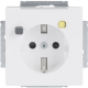 Future Linear Steckdose FI-SCHUKOMAT 3120 EUCB-84 studioweiß Busch-Jaeger