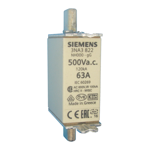 3NA3 122 Siemens NH-Sicherung 63 A 