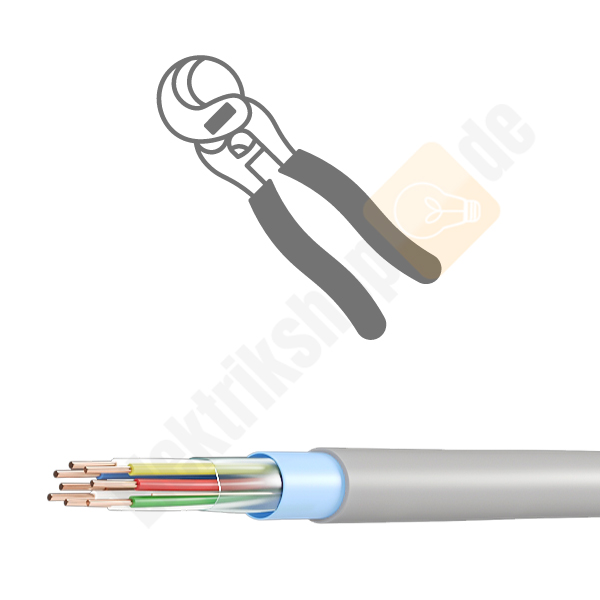 Cavo Telefonico J-Y(ST)Y 4x2x0,8 - 40 Metri - Per Posa Fissa In Interni/Esterni - Schermato OFC