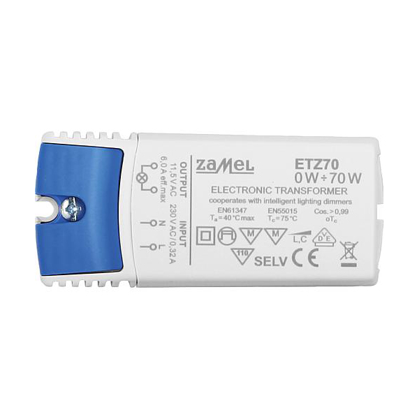 Zamel ETZ-70 NV/LED-Trafo Retrofit 230/11,5 V 0-70 W
