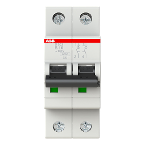 ABB S202-B16 Leitungsschutzschalter 16A 2-polig