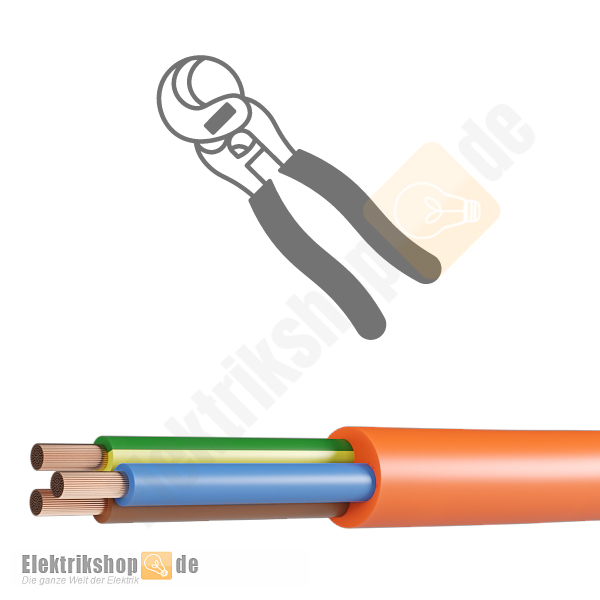 H07BQ-F 3G2,5 PUR Schlauchleitung orange