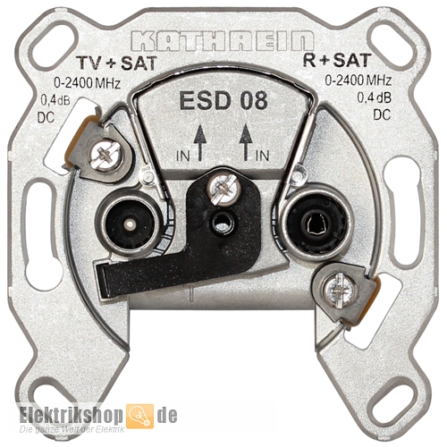 Sat Stichdose TWIN 2-Loch ESD 08 Kathrein