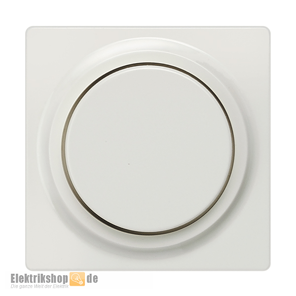 Dimmer Abdeckplatte Drehknopf titanweiß Delta i-system 5TC8900-1TW Siemens