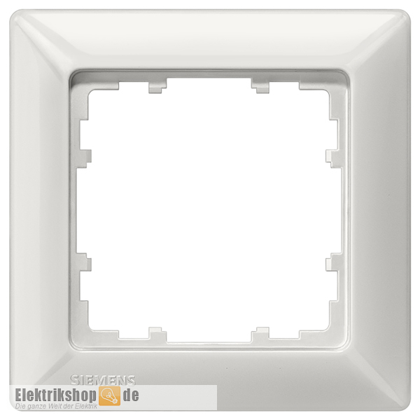 Rahmen 1-fach titanweiß Delta line 5TG2551-0 Siemens