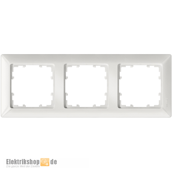 Rahmen 3-fach titanweiß Delta line 5TG2553-0 Siemens