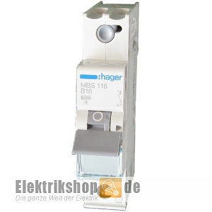 1B10 LS-Schalter B 10A 1polig QuickConnect 6kA MBS110 Hager