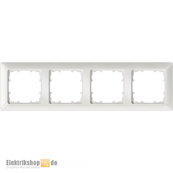 Rahmen 4-fach titanweiß Delta line 5TG2554-0 Siemens