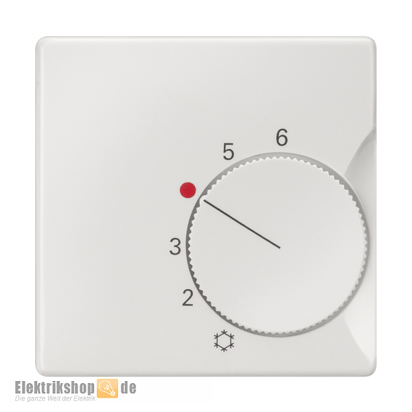 Abdeckplatte Raumtemperaturregler titanweiß Delta i-system 5TC9221 Siemens