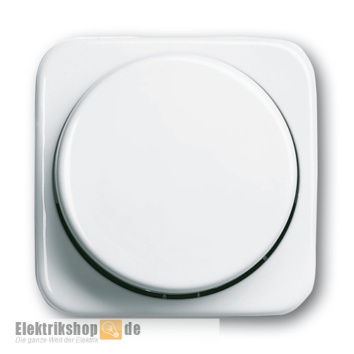 Busch Jaeger Dimmer-Zentralscheibe Drehknopf 2115-214 alpinweiß