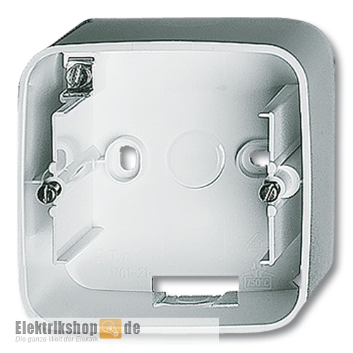 Busch Jaeger Aufputzgehäuse 1-fach 1701-214 Reflex SI alpinweiß
