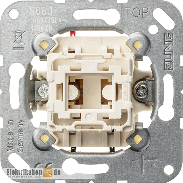 Universal Aus-Wechsel Wippschalter-Einsatz 506 U Jung