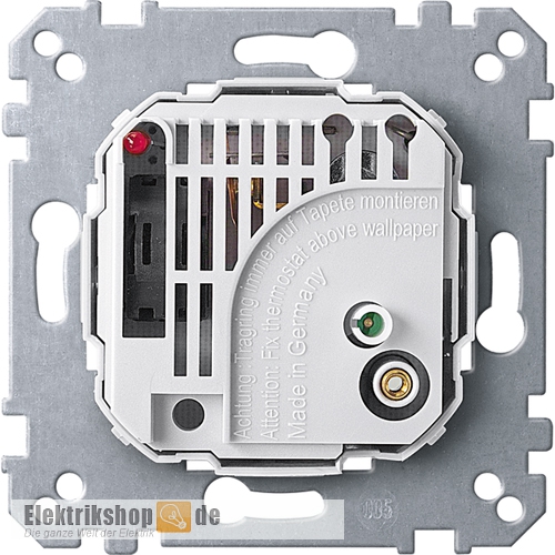 Raumtemperaturregler-Einsatz mit Schalter 230V AC 536302 Merten