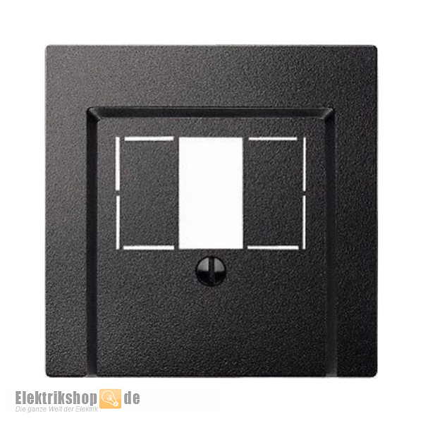 Zentralplatte für TAE/Audio/USB System M anthrazit 297914 Merten