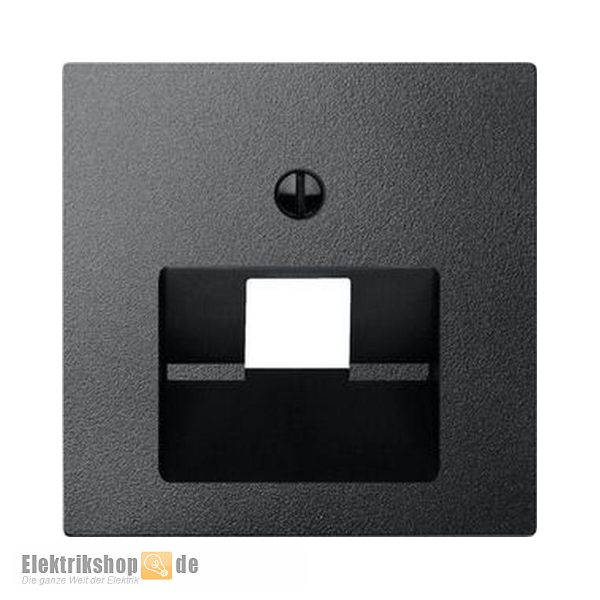 Zentralplatte für UAE-Einsatz 1-fach System M anthrazit 298314 Merten