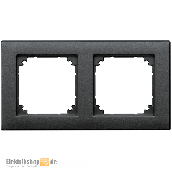 Rahmen 2-fach M-Plan anthrazit 486214 Merten