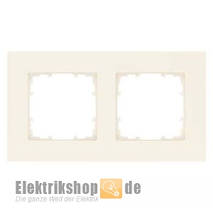 2-fach Rahmen Kunststoff elektroweiß Delta miro 5TG11123 Siemens