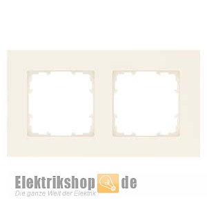 2-fach Rahmen Kunststoff elektroweiß Delta miro 5TG11123 Siemens