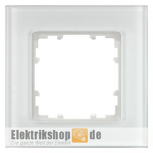 1-fach Rahmen Glas weiß 90-mm-Maß Delta miro 5TG1201-1 Siemens