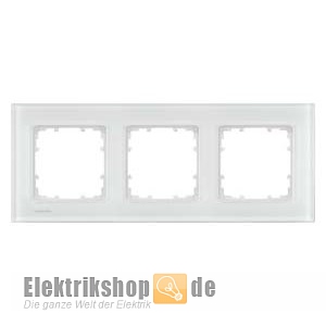 3-fach Rahmen Glas weiß 90-mm-Maß Delta miro 5TG1203-1 Siemens