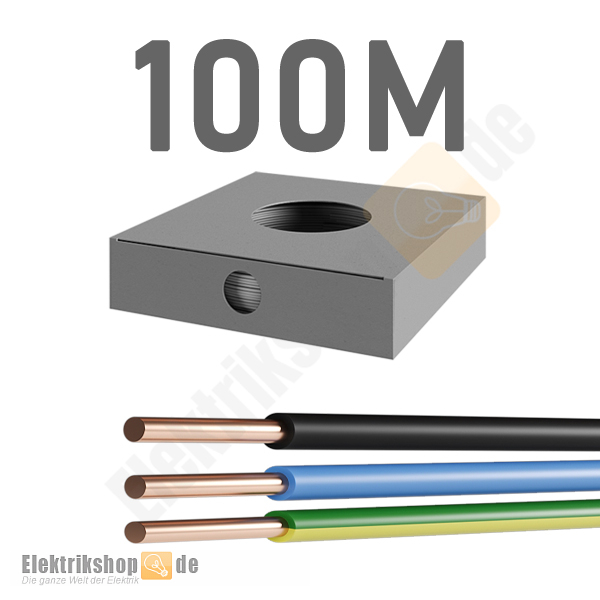 100m Ring H07V-U 1,5 PVC-Aderleitung eindrähtig