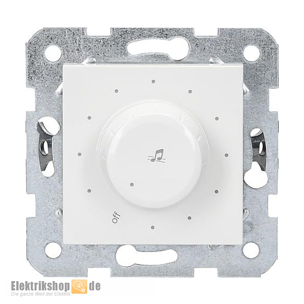 Lautsprecher-Regler 50x50 reinweiß EGB VIKO