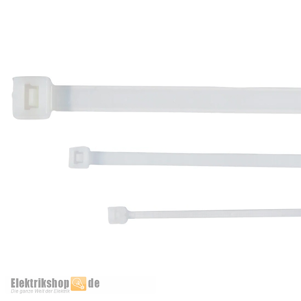 100 Stk. Kabelbinder 3,5x140 mm naturfarbig 181364 Cimco