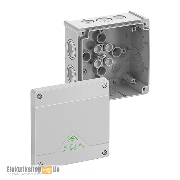 Abzweigdose AP/FR IP66 grau Abox 060-L Spelsberg