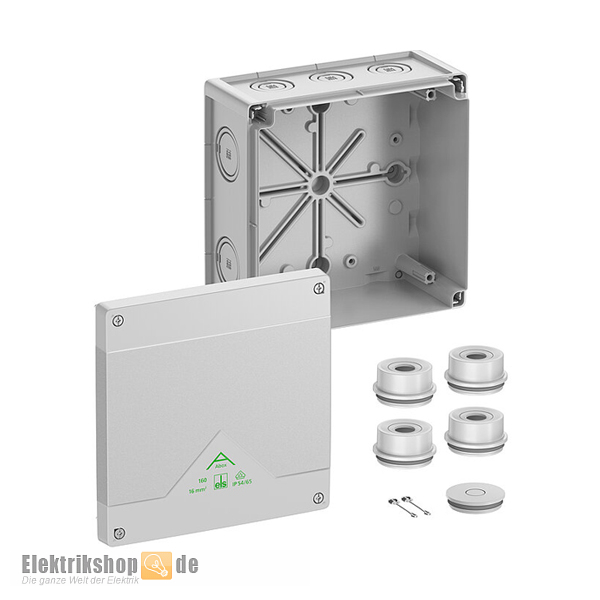 Abzweigdose AP/FR IP55/65 grau Abox 160-L Spelsberg