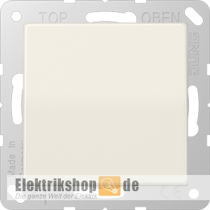Schuko-Steckdose mit Klappdeckel weiß/cremeweiß AS 1520 KL Jung