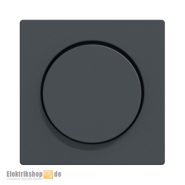Zentralplatte mit Drehknopf System M anthrazit MEG5250-0414 Merten