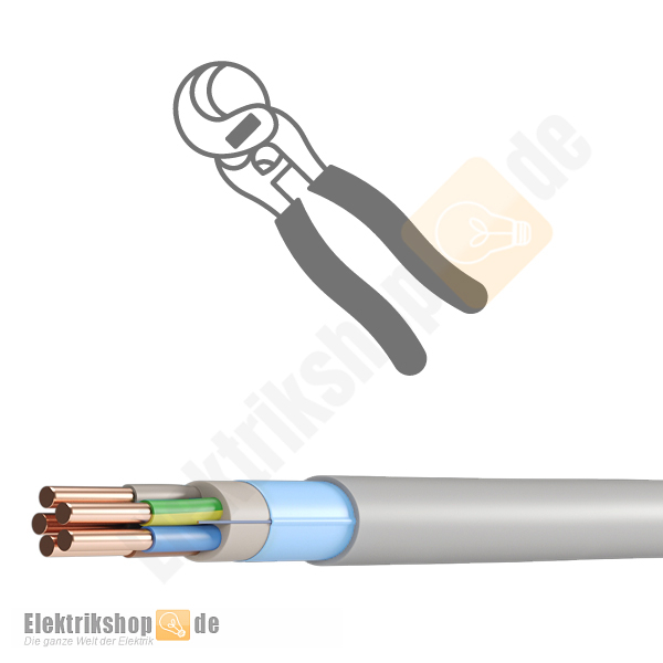 NYM(ST)-J 5x1,5/1,5 RE Mantelleitung geschirmt