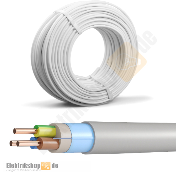 100m Ring NYM(ST)-J 3x2,5/1,5 RE Mantelleitung geschirmt