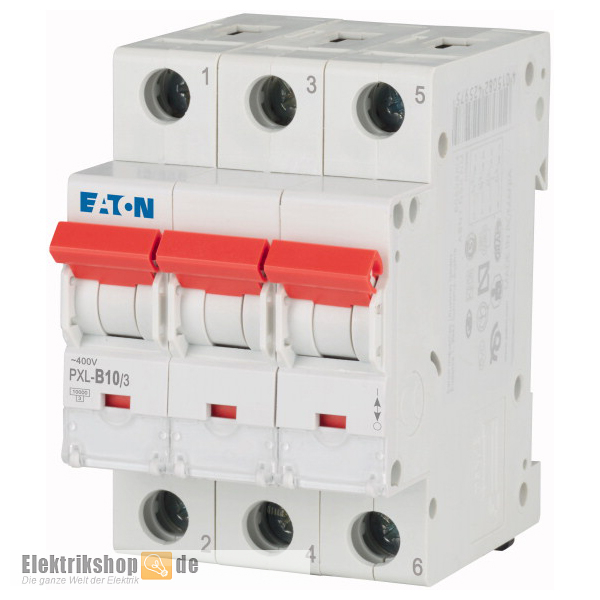 3B10 Leitungsschutzschalter B-10A 3polig PXL-B10/3 Eaton