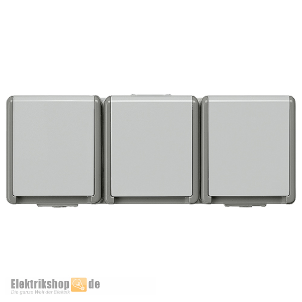 Steckdose 3-fach waagerecht Delta fläche IP44 5UB4731 Siemens