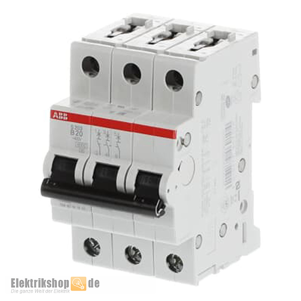 3B20 Leitungsschutzschalter B-20A 3polig S203-B20 ABB