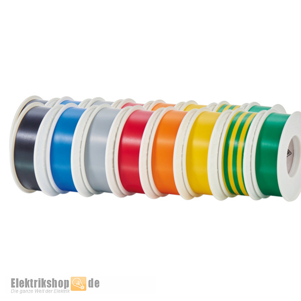 10m Rolle Elektro Isolierband 15mm div. Farben Coroplast