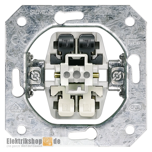 Ausschalter 2-polig Schaltereinsatz DELTA UP 5TA2112 Siemens