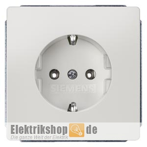 Schuko-Steckdose Delta style titanweiß 5UB1853 Siemens