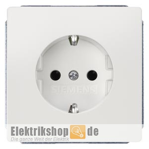 Steckdose Kinderschutz Delta style titanweiß 5UB1855 Siemens