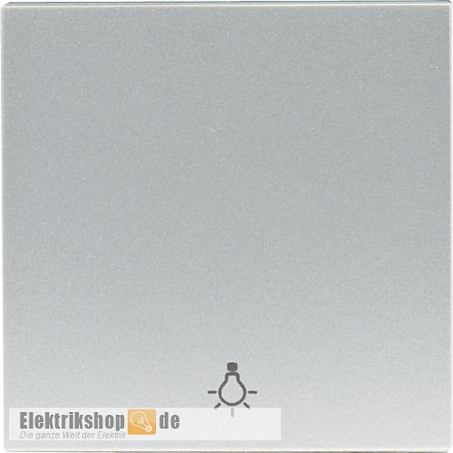 Wippe Taster mit Symbol Licht Karre silber EGB VIKO