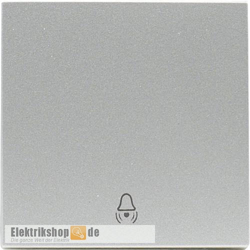 Wippe Taster mit Symbol Klingel Karre silber EGB VIKO