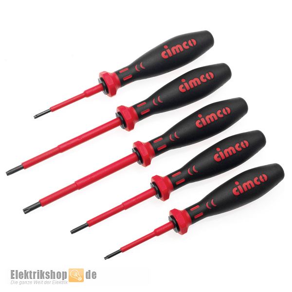 TORX-Schraubendreher-Sortiment Elektro 5-teilig 117900 Cimco