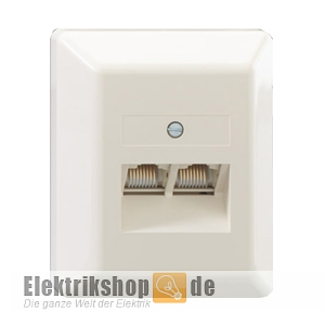 AP UAE Datendose 2-fach mit Abdeckung rw 13010131 Rutenbeck