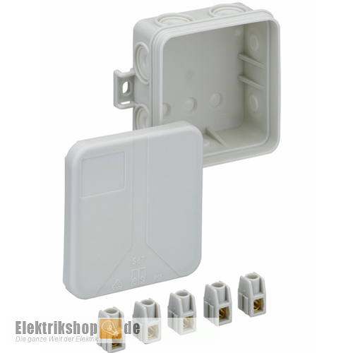 Abzweigdose AP/FR IP55 grau MIT KLEMMEN Sd 7-2,5² Spelsberg