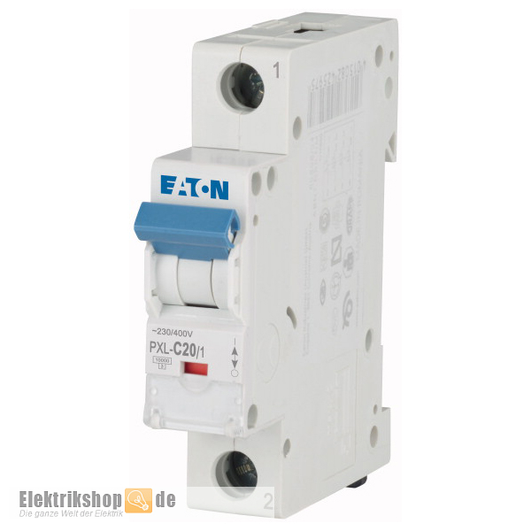 1C20 Leitungsschutzschalter C-20A 1polig PXL-C20/1 Eaton