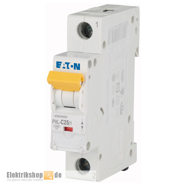 1C25 Leitungsschutzschalter C-25A 1polig PXL-C25/1 Eaton