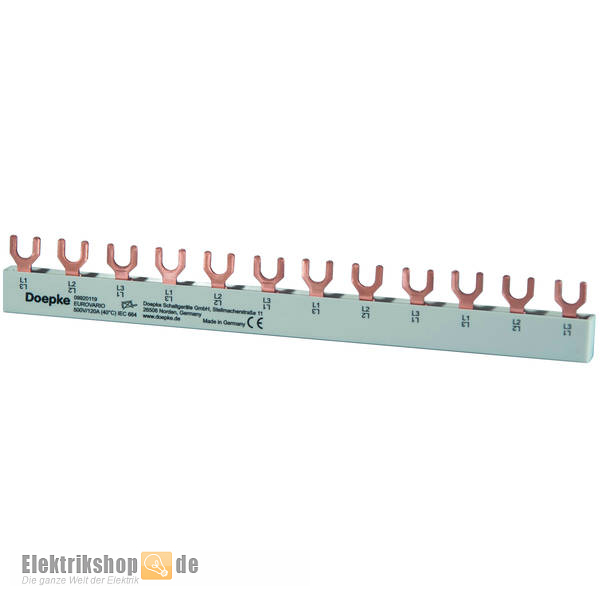 Phasenschiene 3-polig für 12TE EV-S G 3.12.120 Doepke