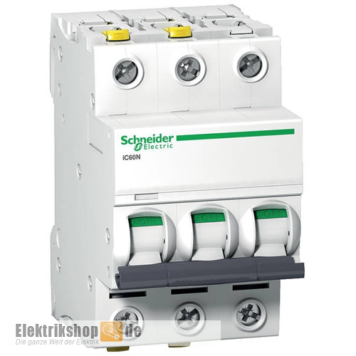 3B10 LS-Schalter B 10A 3-polig iC60N A9F03310 Schneider Electric