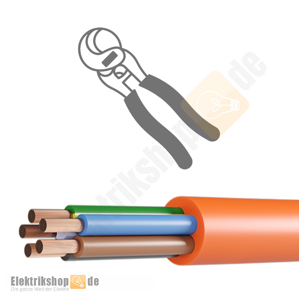 H07BQ-F 5G4 PUR Schlauchleitung orange